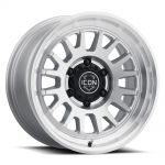 ICON Alloys Anza, Silver Machined, 17 x 8.5 / 5 x 5, -6mm Offset, 4.5" BS