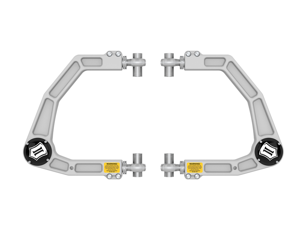ICON 2024-2025 Toyota Tacoma/2024 Toyota Land Cruiser 250 Series/2024 Lexus GX550, Front, Billet Upper Control Arms w/ Delta Joint Pro
