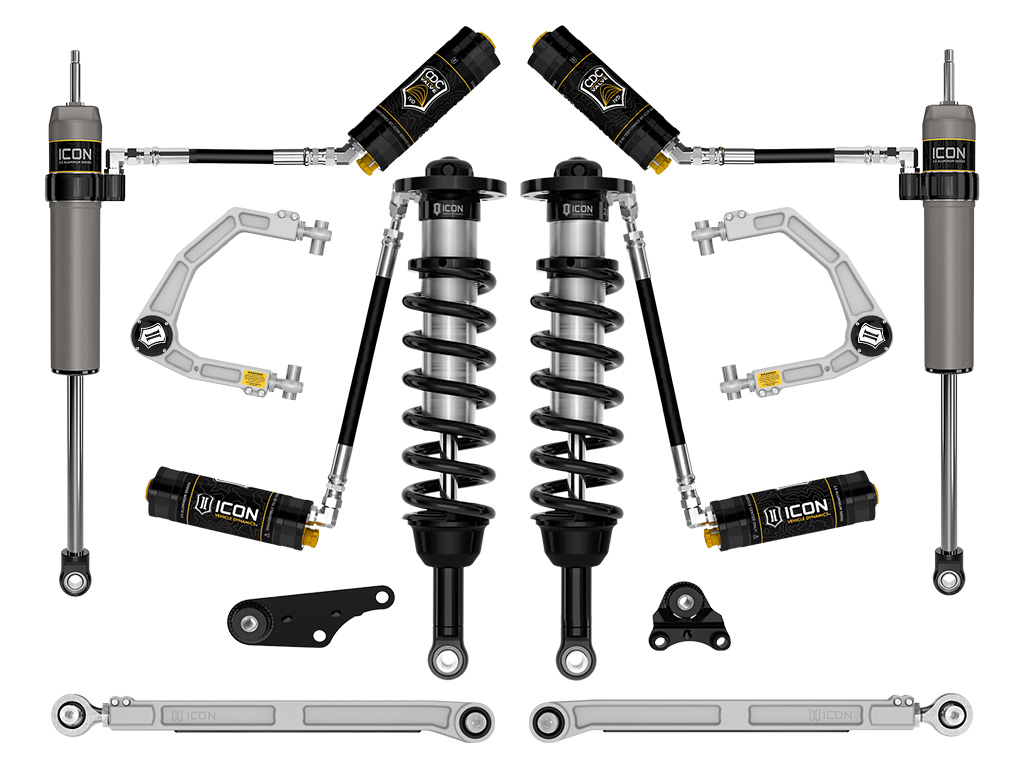 ICON 2024-2025 Toyota Tacoma 1.25-3" Lift, Stage 8 Suspension System, Billet