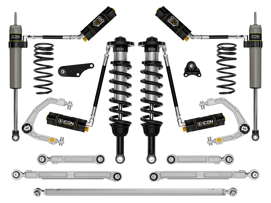 ICON 2024 Toyota Tacoma 1.25-3" Lift, Stage 11 Suspension System, Billet