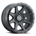 ICON Alloys Rebound, Double Black, 18 x 9 / 5 x 5, -12mm Offset, 4.5" BS