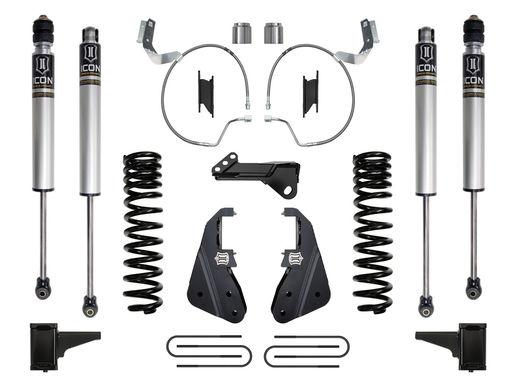 ICON 2023-2024 Ford F-250/F-350 Super Duty 4WD Diesel, 4.5" Lift, Stage 1 Suspension System