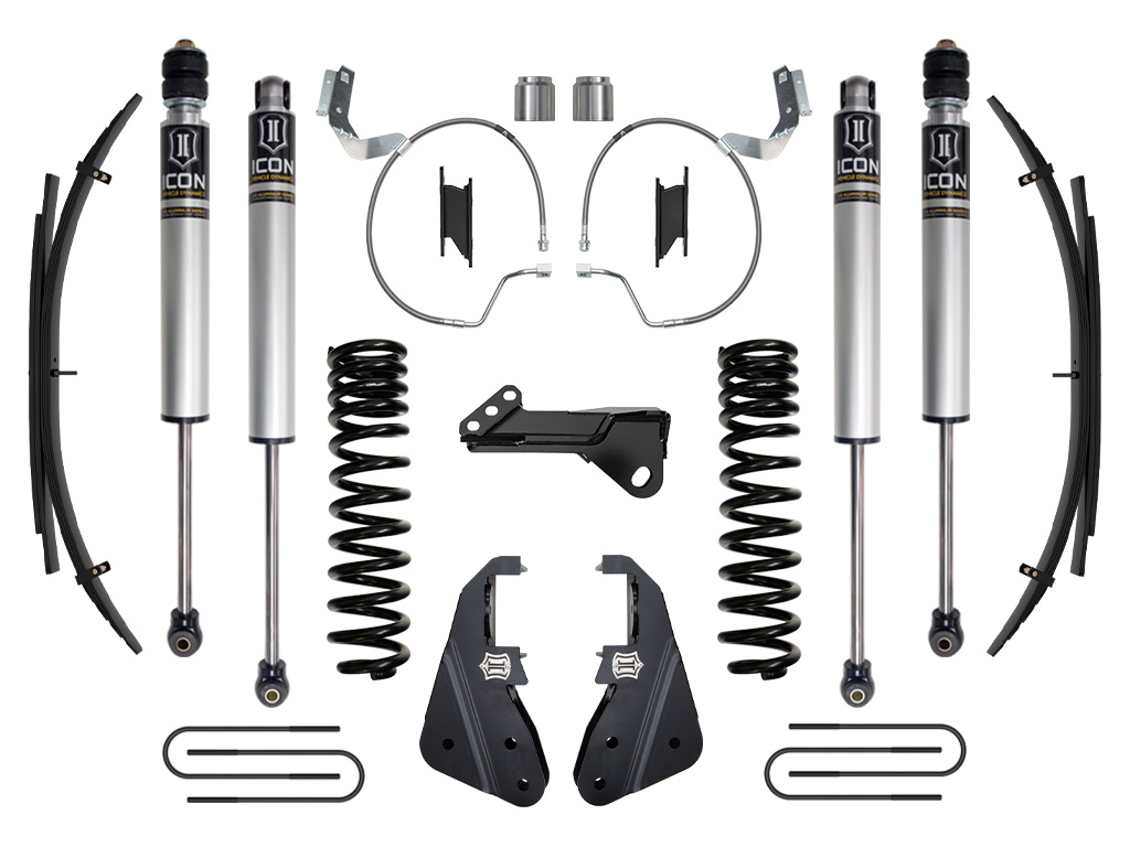 ICON 2023 Ford F-250/F-350 Super Duty 4WD Diesel, 4.5" Lift, Stage 1 Suspension System w/ Expansion Packs