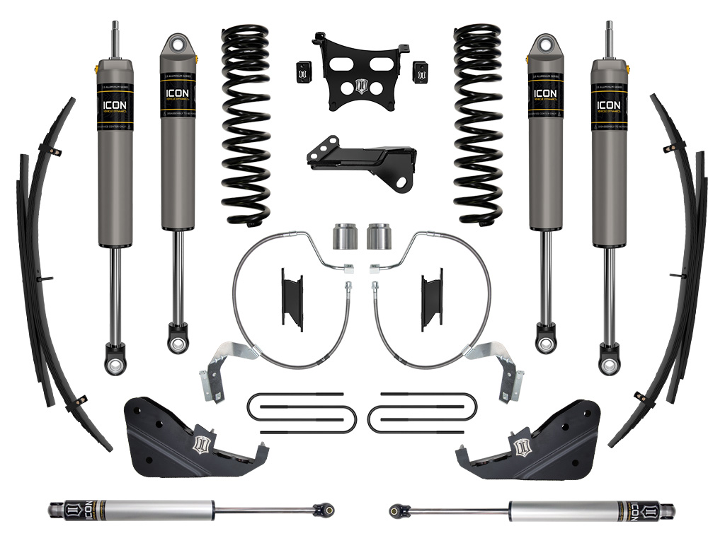 ICON 2023-2024 Ford F-250/F-350 Super Duty 4WD Gas, 4.5" Lift, Stage 3 Suspension System w/ Expansion Packs