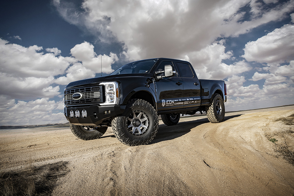 ICON 2023-2024 Ford F-250/F-350 Super Duty 4WD Gas, 4.5" Lift, Stage 3 Suspension System w/ Radius Arms & Expansion Packs