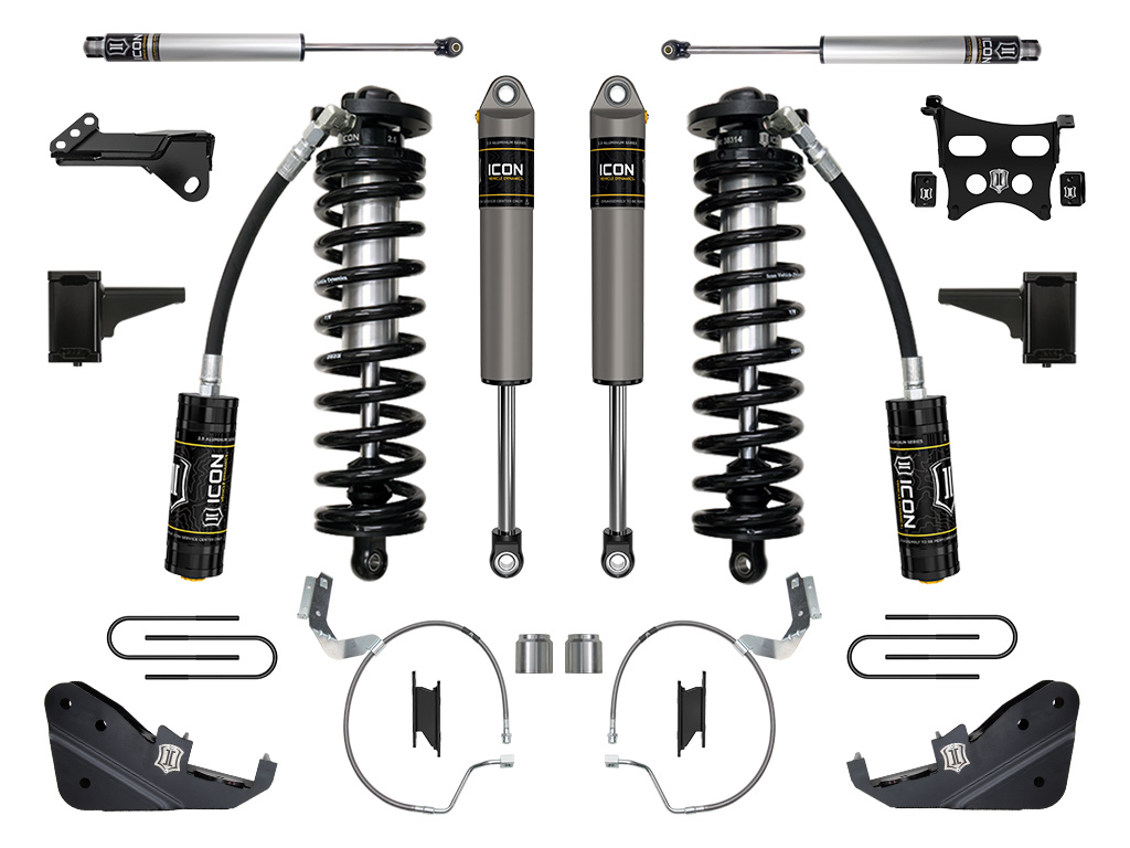 ICON 2023-2024 Ford F-250/F-350 Super Duty 4WD, 4-5.5" Lift, Stage 3 Coilover Conversion System