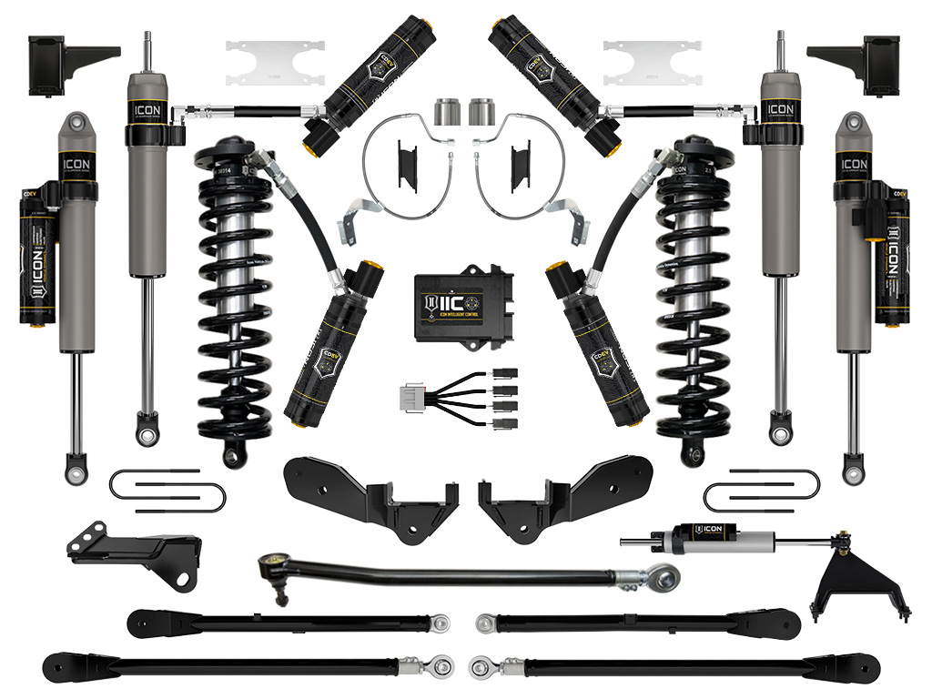 ICON 2023 Ford F-250/F-350 Super Duty 4WD, 4-5.5" Lift, Stage 9 Coilover Conversion System