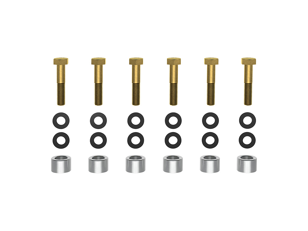 ICON 2022-2025 Toyota Tundra/2023-2025 Toyota Sequoia, TRD Aluminum Skid Plate Spacer Kit