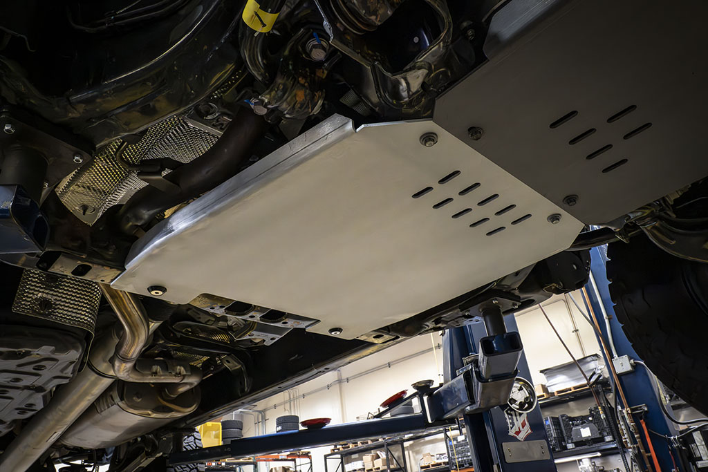 ICON 2024-2025 Toyota Tacoma/2025 Toyota 4Runner, Gas/Automatic, Transmission Skid Plate Kit