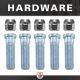 Rear Axle Kit Fits GM 7.625" Diff 28 Spline 5 Lug w/ABS 26-3/4" Long