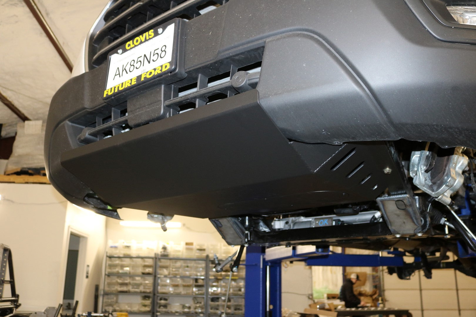 Van Compass Aluminum Intercooler Skid Plate, Ford Transit (2015-Up)
