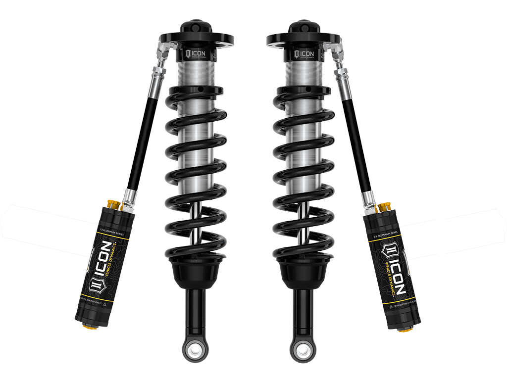 ICON 2023-2024 Sequoia TRD Pro, 1-2.5" Lift, Front, V.S. 2.5 Series Front Coilover Kit, Remote Reservoir w/ CDCV, Pair