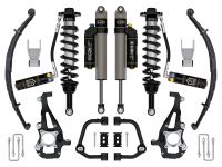 ICON 2021-2024 Ford F-150 4WD, 3.5-4.5" Lift, Stage 4 Suspension System, Tubular, CDXS, w/ Leaf Packs