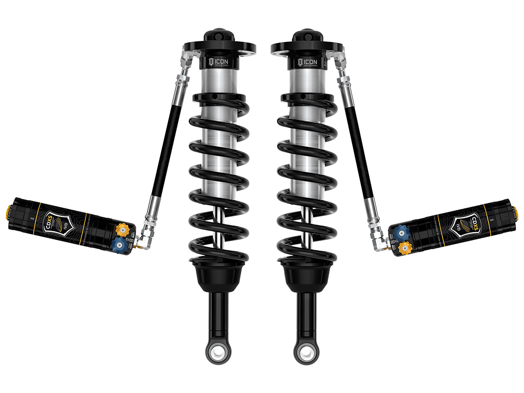 ICON 2024 Toyota Tacoma, V.S. 2.5 Series Coilover Kit, Remote Reservoir w/ CDXS, Pair