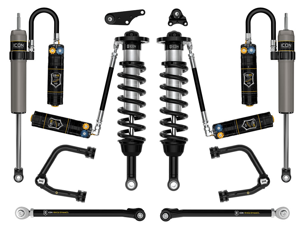 ICON 2024-2025 Toyota Tacoma 1.25-3" Lift, Stage 9 Suspension System, Tubular