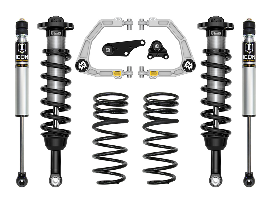 ICON 2024-2025 Toyota Tacoma 1.25-3" Lift, Stage 2 Suspension System, Billet, Overland Rear Springs