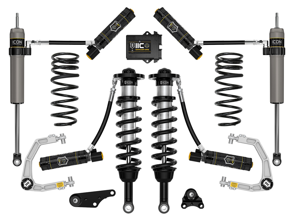 ICON 2024-2025 Toyota Tacoma 1.25-3" Lift, Stage 6 Suspension System, Billet, Overland Rear Springs