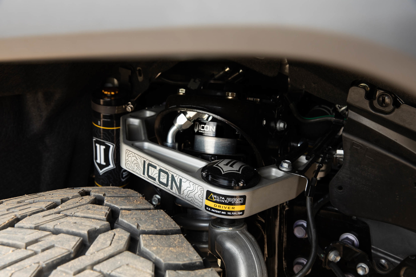ICON 2024 Toyota Tacoma 1.25-3" Lift, Stage 12 Suspension System, Billet, Overland Rear Springs
