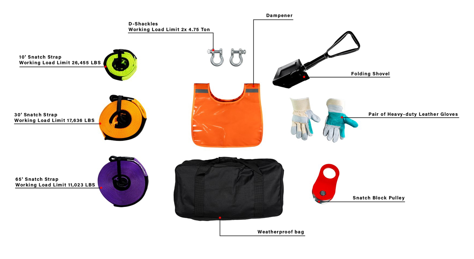 BulletProof Heavy Duty Recovery Kit