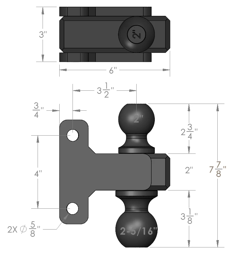 BulletProof Heavy/Extreme Duty 2" & 2-5/16" Dual Ball