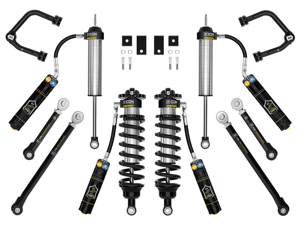 ICON 2022-2025 Toyota Tundra, 2-3.25" Lift, Stage 2, 3.0 Suspension System, Tubular, CDXS