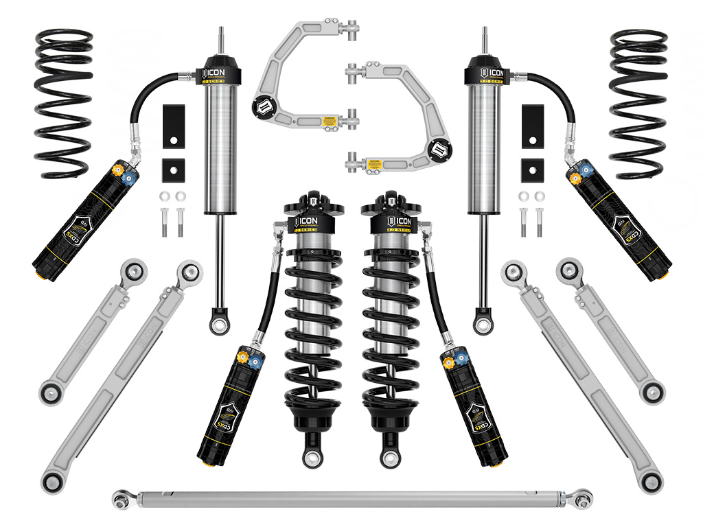 ICON 2022-2025 Toyota Tundra, 1.25-3.25" Lift, Stage 3, 3.0 Suspension System, Billet, CDXS