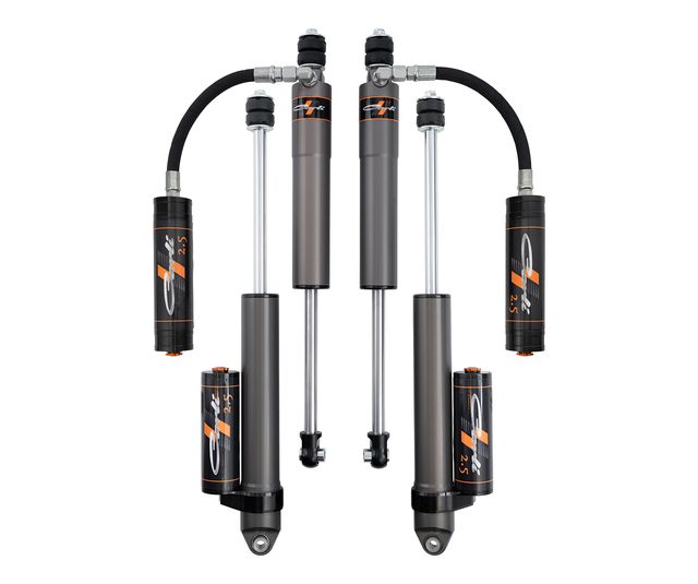 Carli Pathfinder 2.5 Level Height Shock Package, 19-24 Ram 2500 DIESEL, Includes reservoir mounts