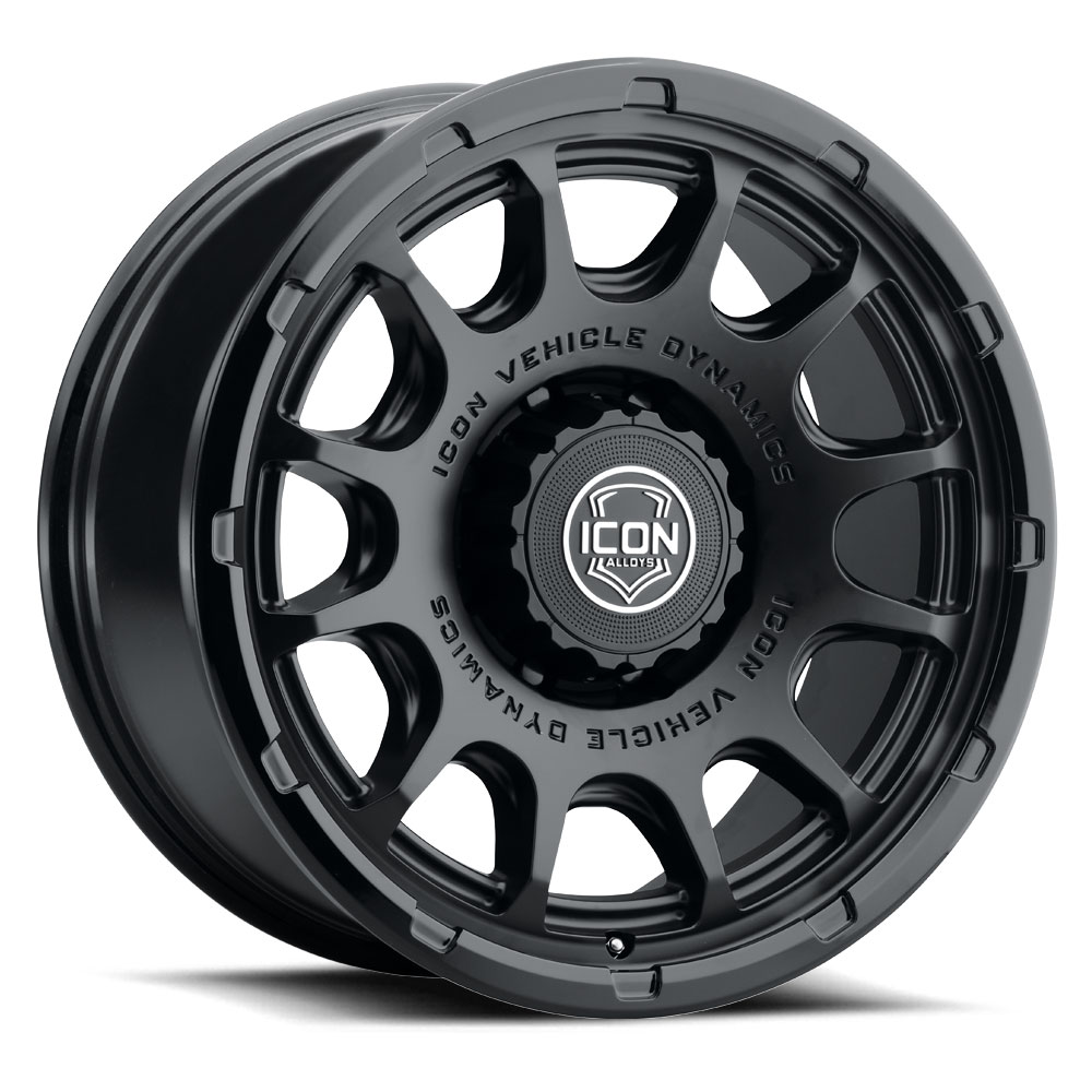 ICON Alloys Rancho, Double Black, 20 x 9 / 8 x 170, 6mm Offset, 5.25" BS