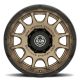 ICON Alloys Rancho, Satin Bronze w/ Gloss Black Lip, 20 x 9 / 8 x 170, 6mm Offset, 5.25" BS