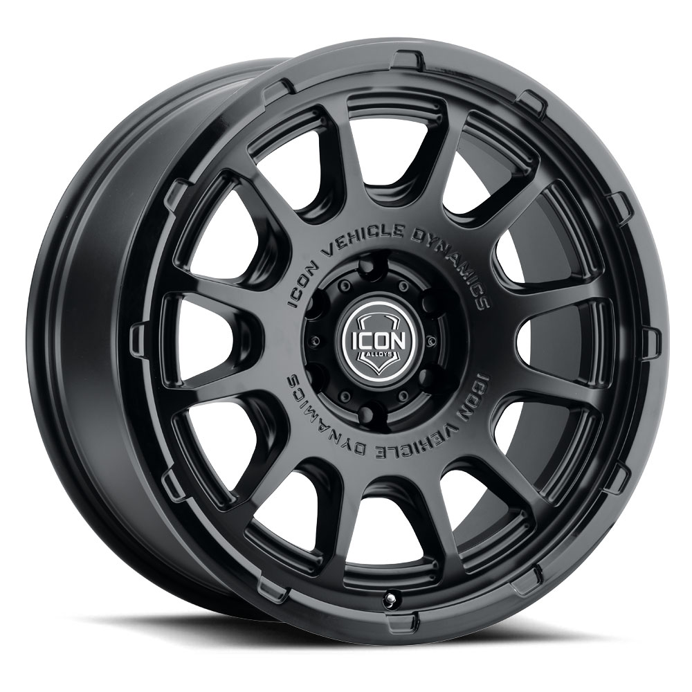 ICON Alloys Rancho, Double Black, 20 x 9 / 6 x 5.5, 0mm Offset, 5" BS