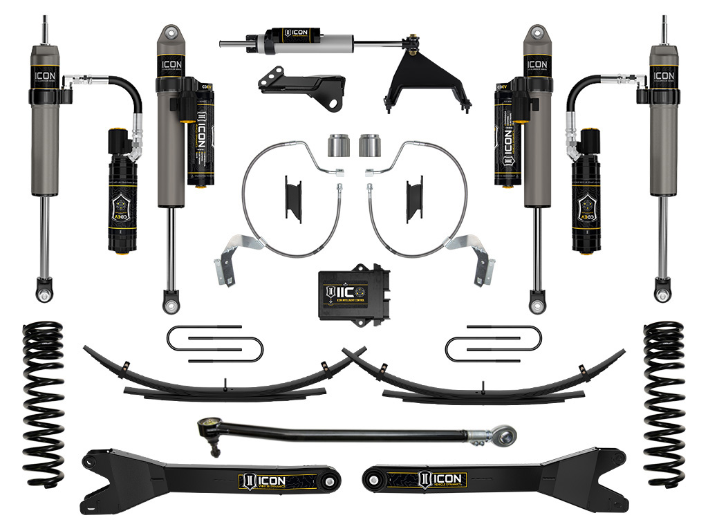 ICON 2023-2025 Ford F-250/F-350 Super Duty 4WD, Diesel, 4.5" Lift, Stage 8 Suspension System w/ Radius Arms & Expansion Packs