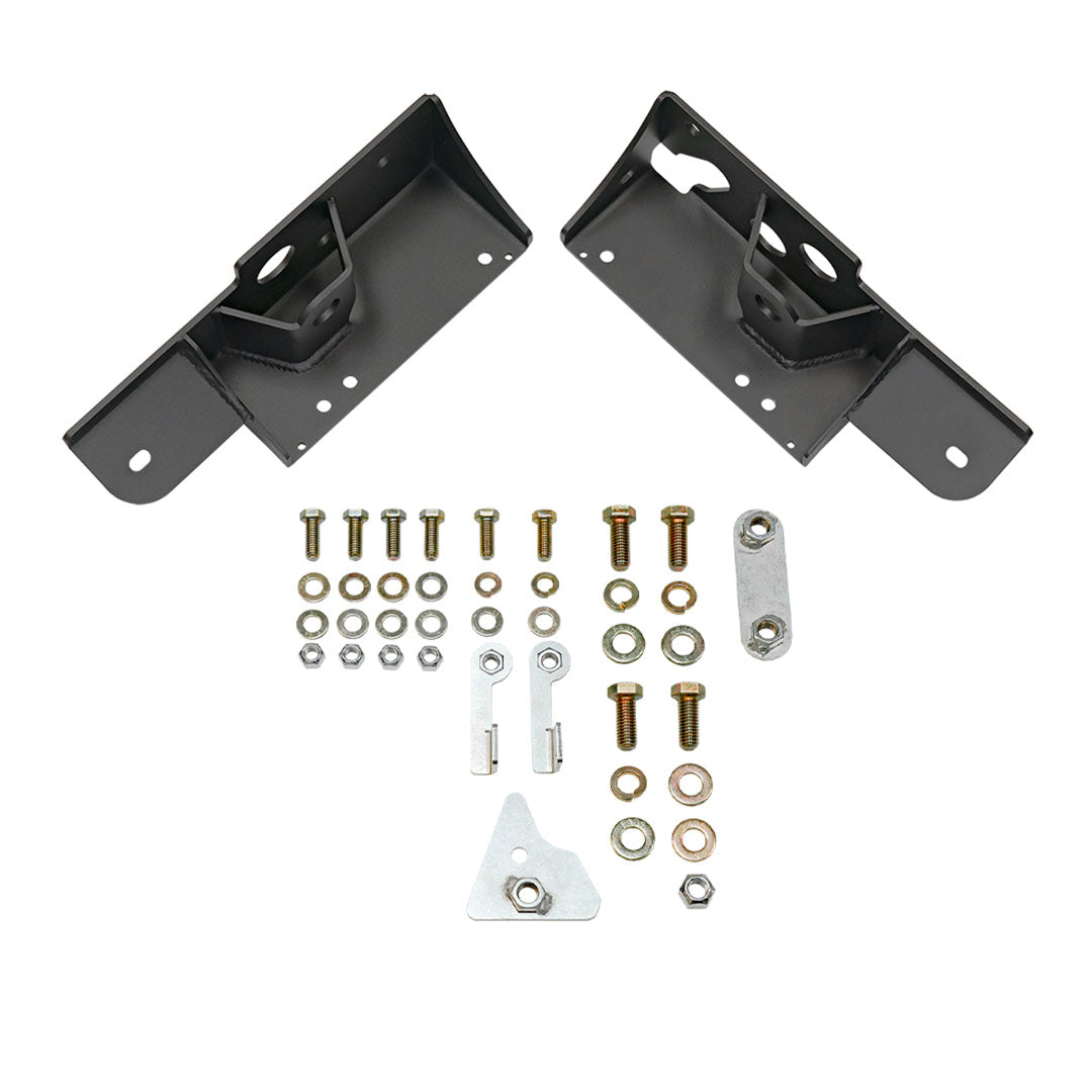 Van Compass Upper Front Shock Mounting Brackets, Inverted Strut Compatible - Sprinter 4X4, 15-Up