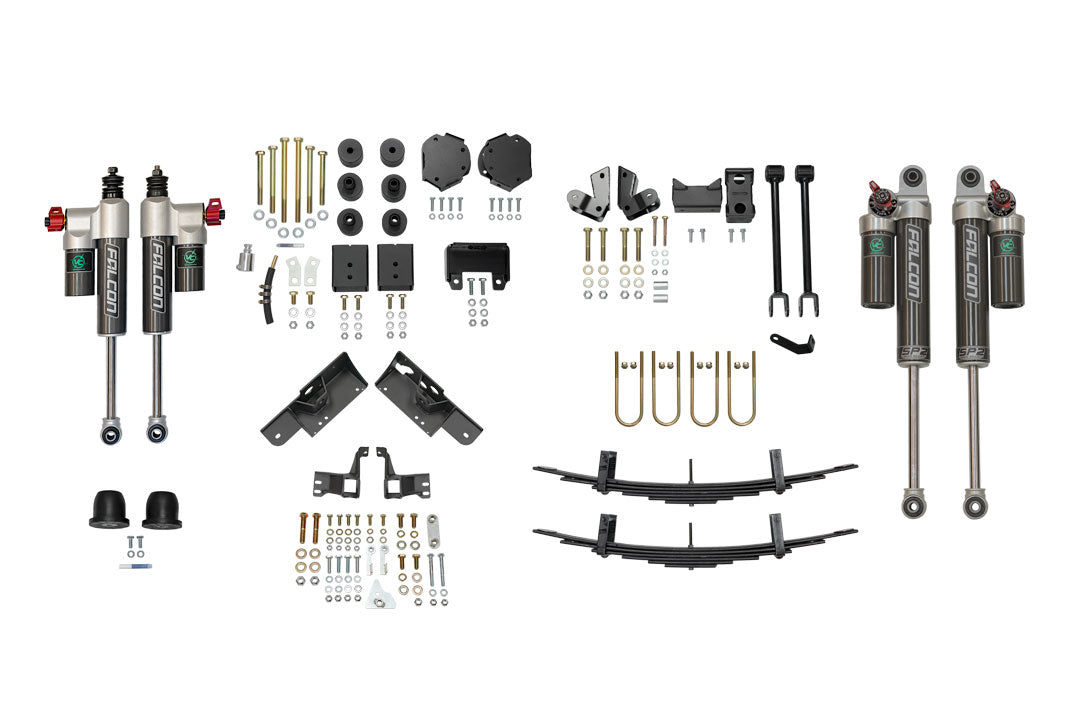 Van Compass Stage 6.3 - Sprinter 2500 4X4, 15-18 - 2 Inch Lift - Falcon 3.3 Shocks, Mid/Heavy Tune