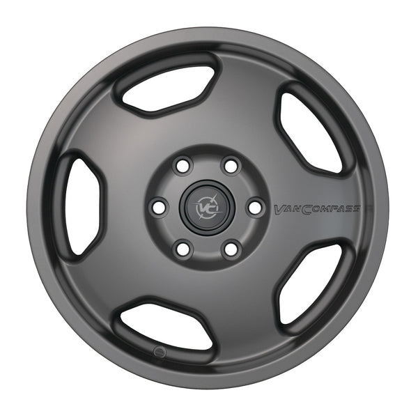 Van Compass Chunk Wheel, Titanium, 17X8, 30Mm Offset, 6X130 Bc - Sprinter 2500, 07-Up