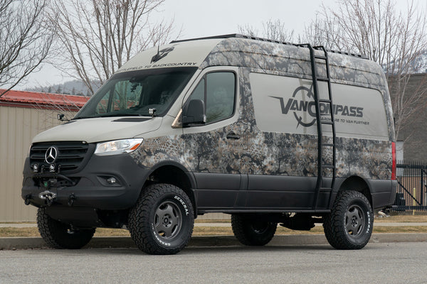 Van Compass Chunk Wheel, Titanium, 17X8, 30Mm Offset, 6X130 Bc - Sprinter 2500, 07-Up