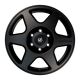 Van Compass Slice Wheel, Satin Black, 17X8, 30Mm Offset, 6X130 Bc - Sprinter 2500, 07-Up