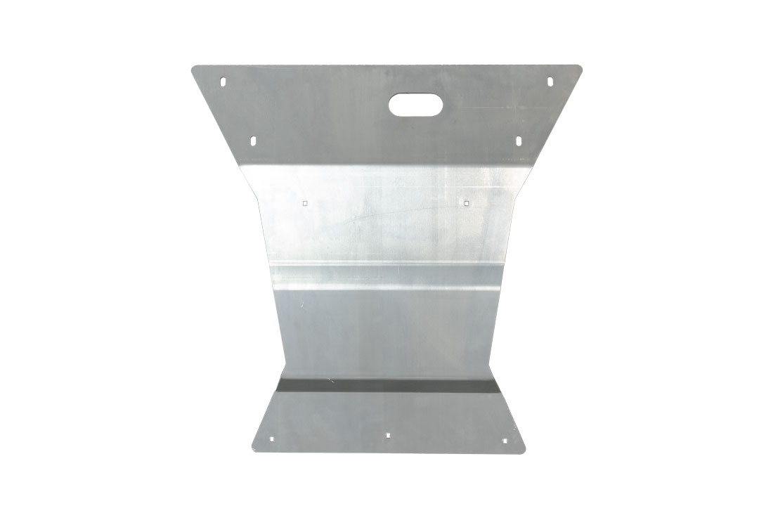 Van Compass Engine Skid Plate, Aluminum Lower Plate - Sprinter 4X4 *2 Box Kit*