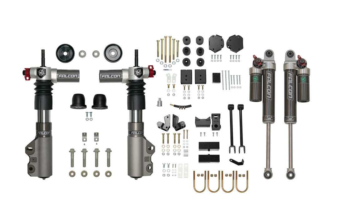 Van Compass Stage 5 - Sprinter 2500 2Wd, 07-18 - 2 Inch Lift - 3.3 Struts And Shocks, Mid/Heavy Tune