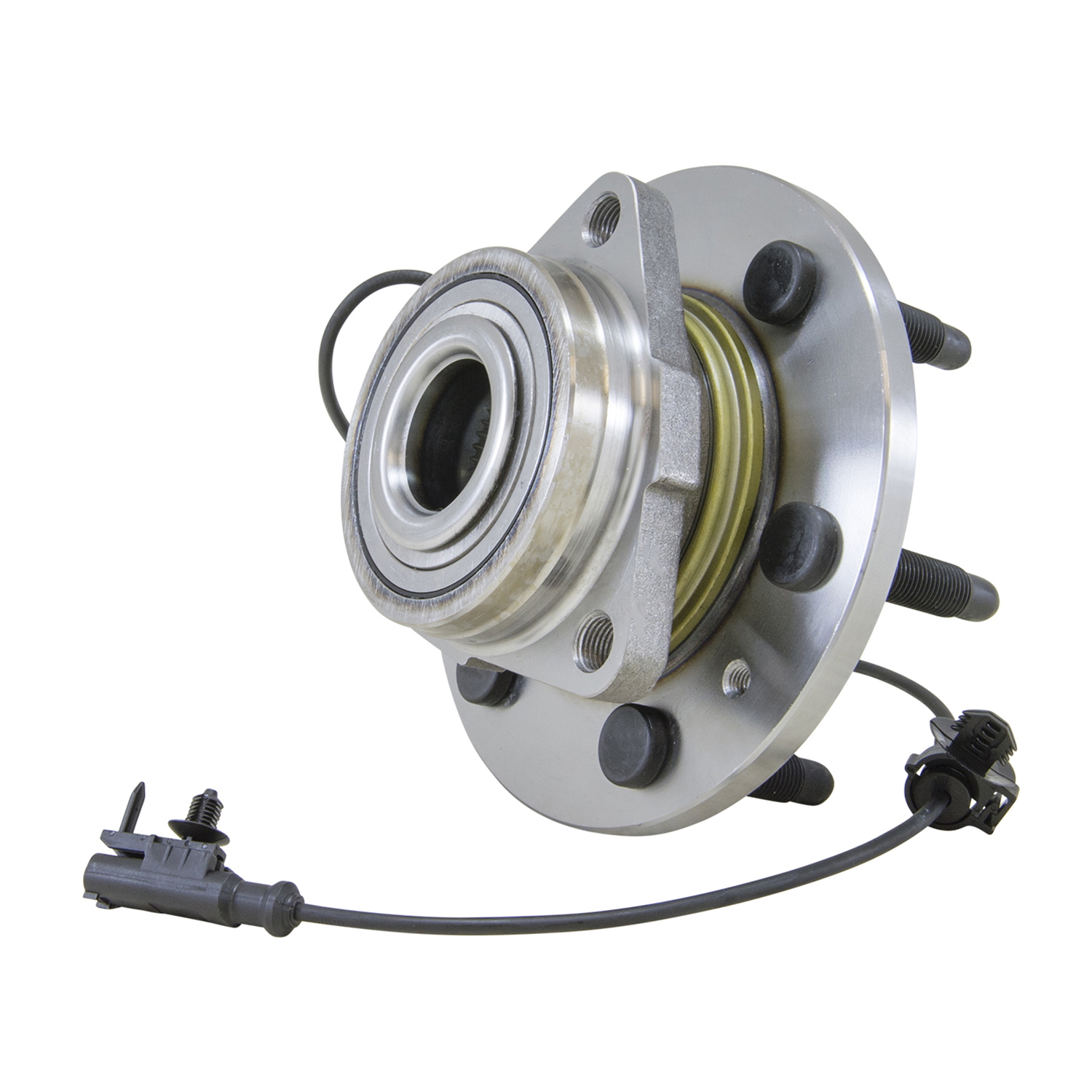 Yukon front unit bearing & hub assembly for '07-'13 GM 1/2 ton, w/ABS, 6 studs Yukon front unit bearing & hub assembly for '07-'13 GM 1/2 ton, with ABS, 6 studs