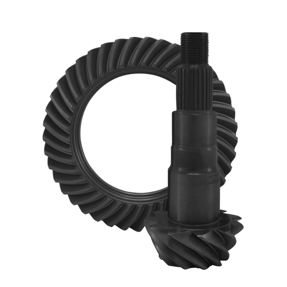 High performance Yukon ring & pinion replacement gear set for Dana 30HD in Jeep Liberty, 3.73 ratio.