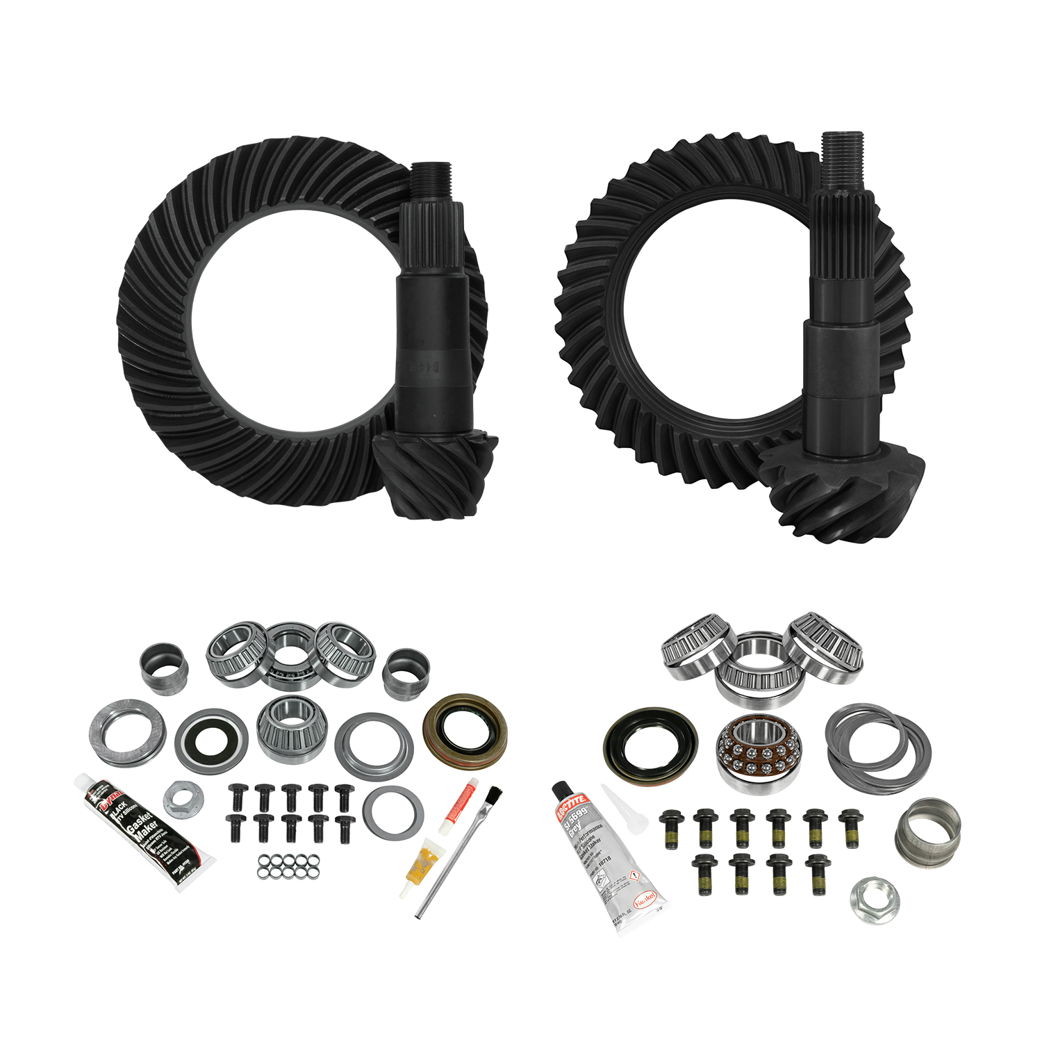 Yukon Re-Gear and Install Kit, D30 front/D44 rear, Jeep JL non-Rubicon, 4.11 