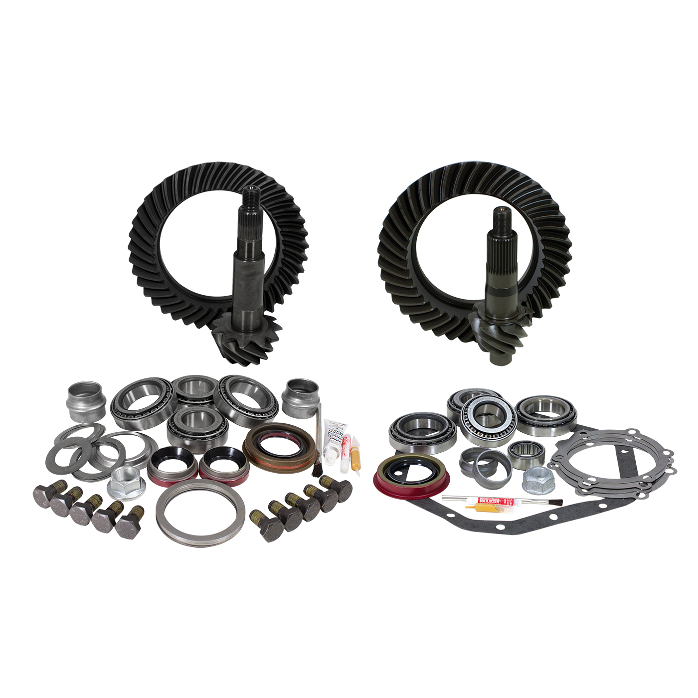 Yukon Gear & Install Kit, standard rotation Dana 60 & ’99-up GM 14T, 4.56 thick 