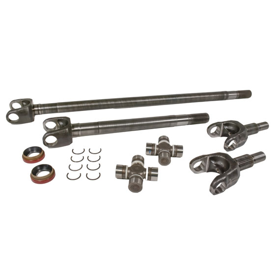 Yukon Chromoly Front Axle Kit for Dana 30, Both Sides, 30 Spline, 733X U-Joints 