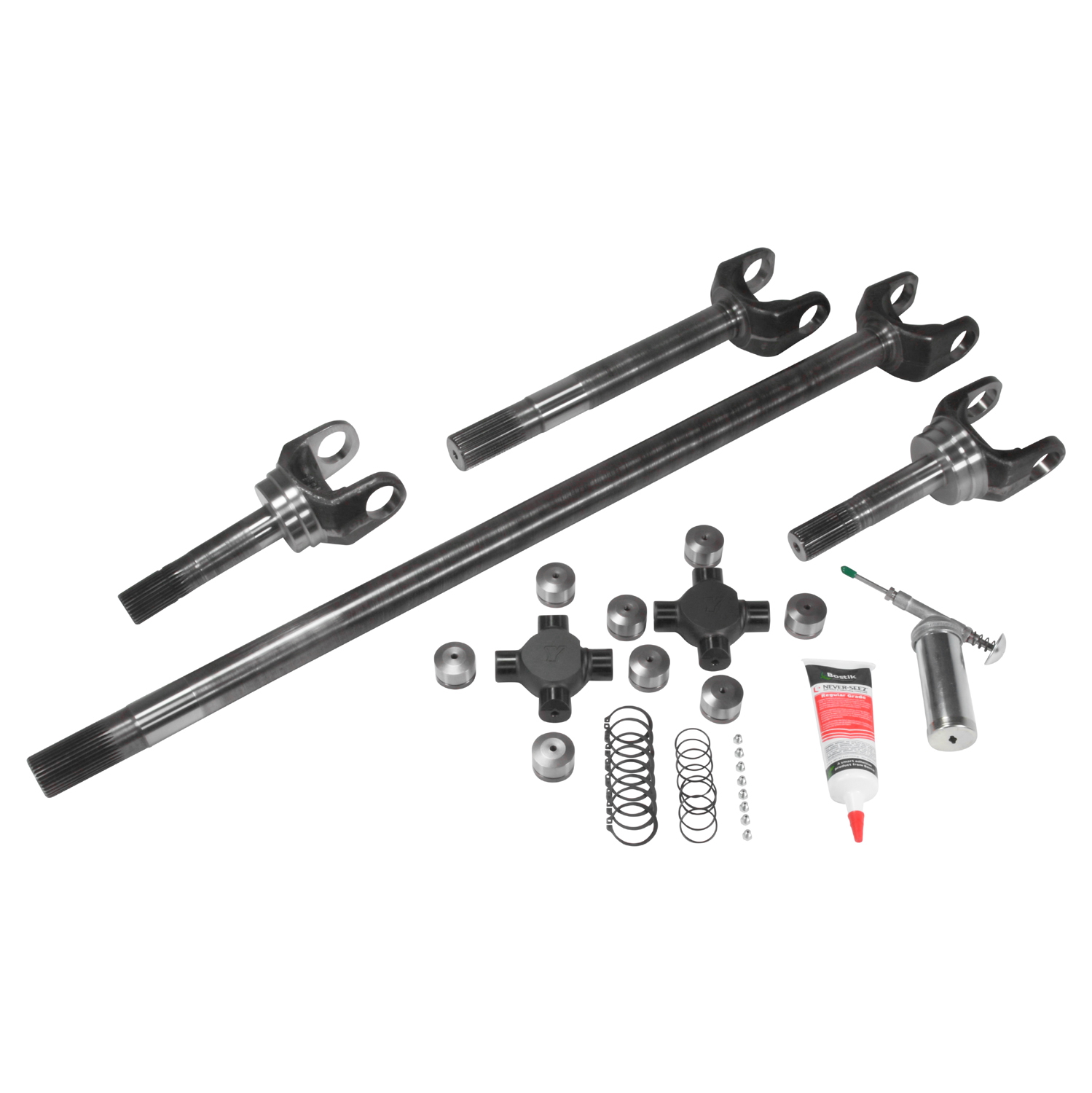 Yukon Chromoly Front Axle Kit for Dana 60, Inner/Outer Both Sides, Super Joints 