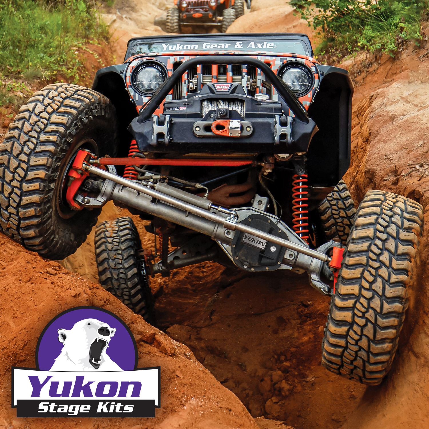 Yukon Stage 3 Jeep Re-Gear Kit w/Covers, Front Axles for Dana 30/44, 5.13 Ratio