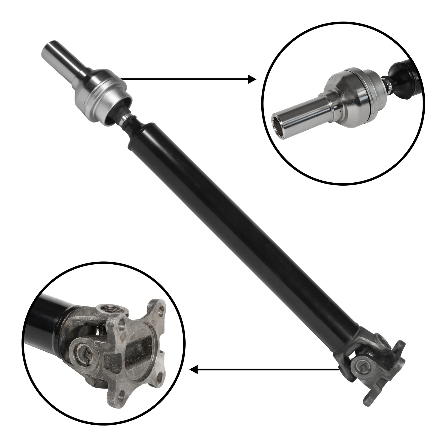 USA Standard Front Driveshaft for 2012-2018 RAM 1500, 33" Overall Length