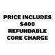 Reman Axle Assy Chrysler 8.25" 00-02 Dakota 3.55 Ratio, 4x4, Posi