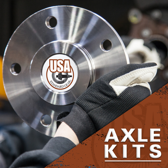 Rear Axle Kit Fits GM 8.5" Diff 30 Spline 5 Lug 33-3/8" Long 2.53" OD