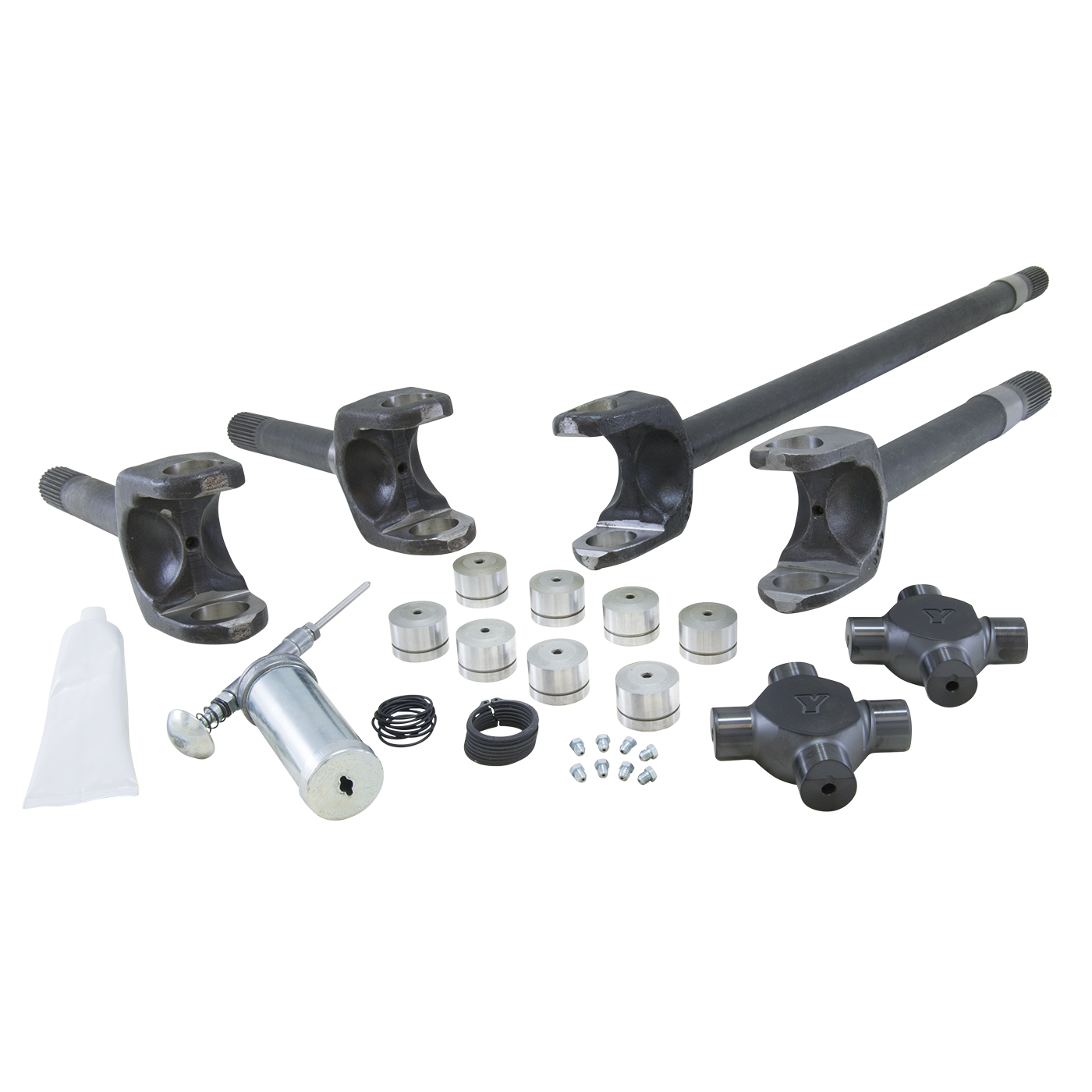 Yukon Chromoly Front Axle Kit for Dana 60, Inner/Outer Both Sides, Super Joints
